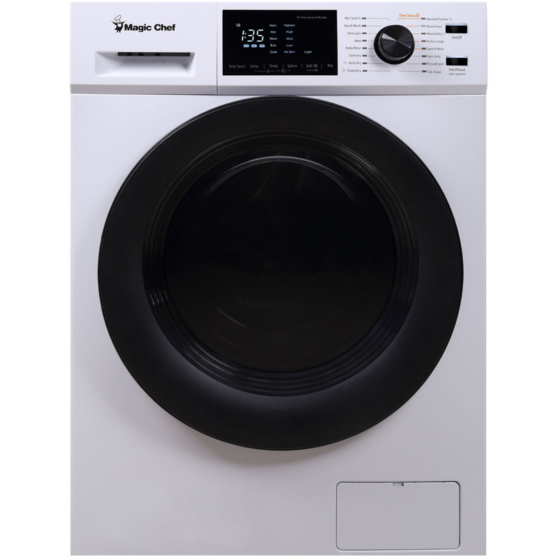 Magic Chef 2.7 Cubic Feet cu. ft. Portable Washer & Dryer Combo with Child Safety Lock Wayfair